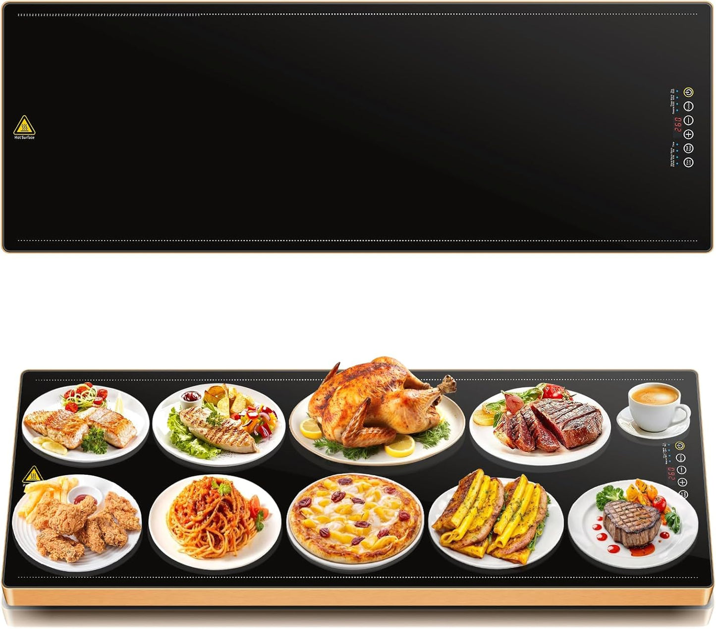 Electric Warming Tray 39in x 14in for Buffets and Parties