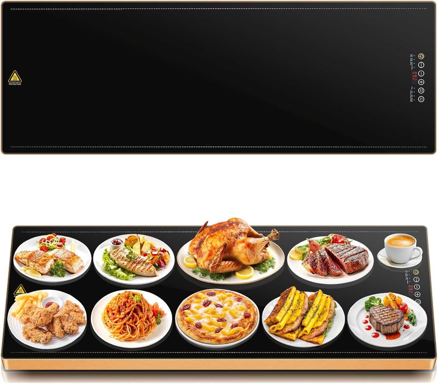 Electric Warming Tray 39in x 14in for Buffets and Parties