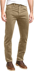 ETHANOL Men's Slim Stretchy Corduroy Pant - Casual Slim Fit