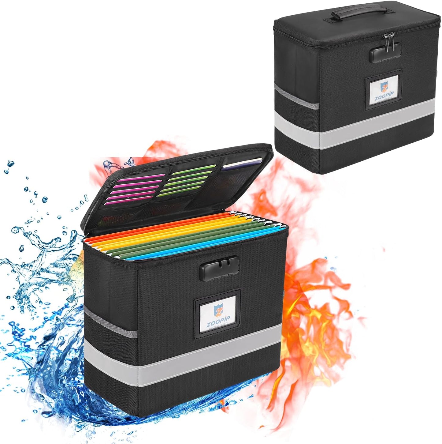 Fireproof File Box with Lock for Secure Document Storage