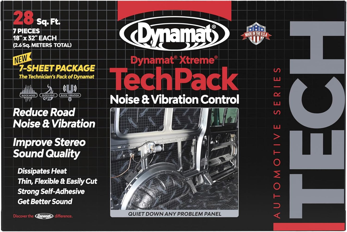 Dynamat Xtreme Tech Pack for Ultimate Sound Deadening Solution