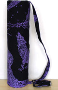 Yoga Mat Bag Carrier 26x6 in - Full-Zip Cotton Carry Bag for Mats