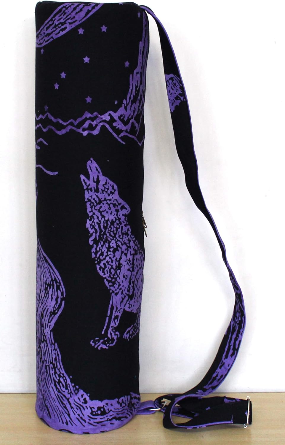 Stylish Yoga Mat Bag with Storage Pockets by Indian Craft Castle