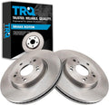 TRQ Front Brake Rotors Set Vented Compatible with 2016-2022 Honda HR-V