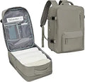 VECAVE Carry On Backpack for Women - Expandable Flight Approved