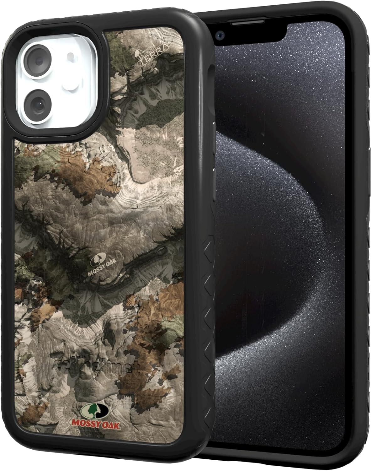 cellhelmet Mossy Oak Dual-Layer Case for iPhone 13 Mini - Onyx Black