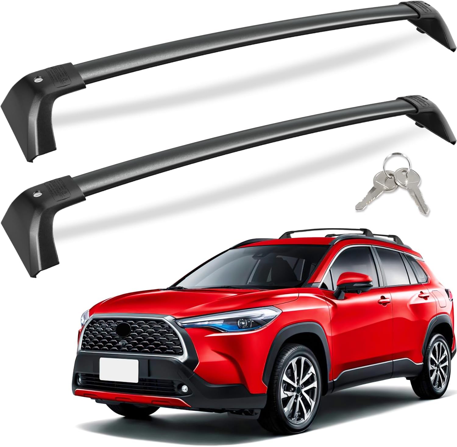 KINGGERI Roof Rack Cross Bars for Toyota Corolla Cross 2022-2026