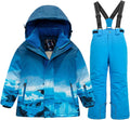 Boys Ski Jacket Snow Jacket Pants Suits Windproof (Style RFZT)