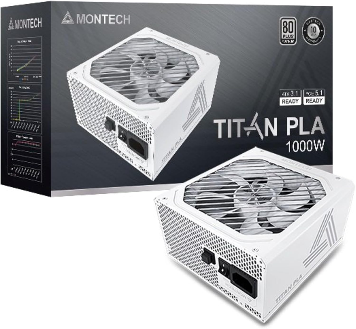 Montech Titan PLA 1000W High-End Gaming Power Supply Review