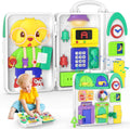 Toddler Boy Toy for 1-2 Year Old Busy Board - Montessori Learning Play