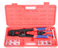Wire Rope Crimping Tool Kit with Cutter and 375pc Sleeves - Durable