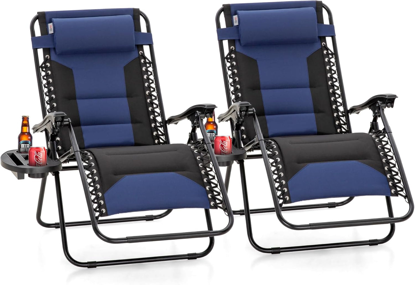 Oversized XL Zero Gravity Recliner Chair Set of 2 for Comfort