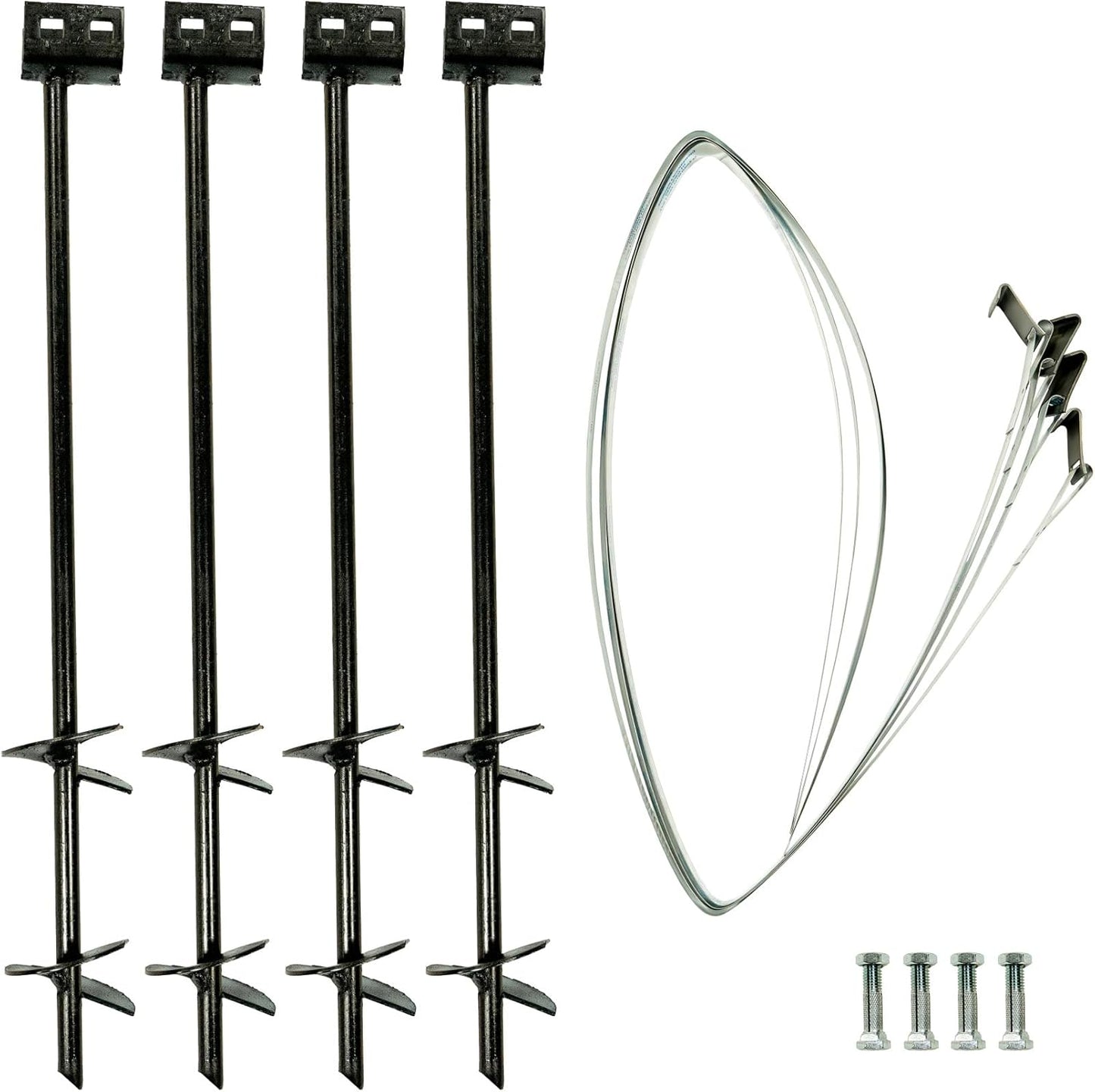 Tie Down 30 in. Double Head Anchoring Kit for Stability