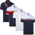Albert Morris Mens Striped Short Sleeve Polo Shirts 4 (Style DR4H)