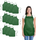 Apron Commercial Restaurant Home Bib Spun Poly Cotton Kitchen Aprons