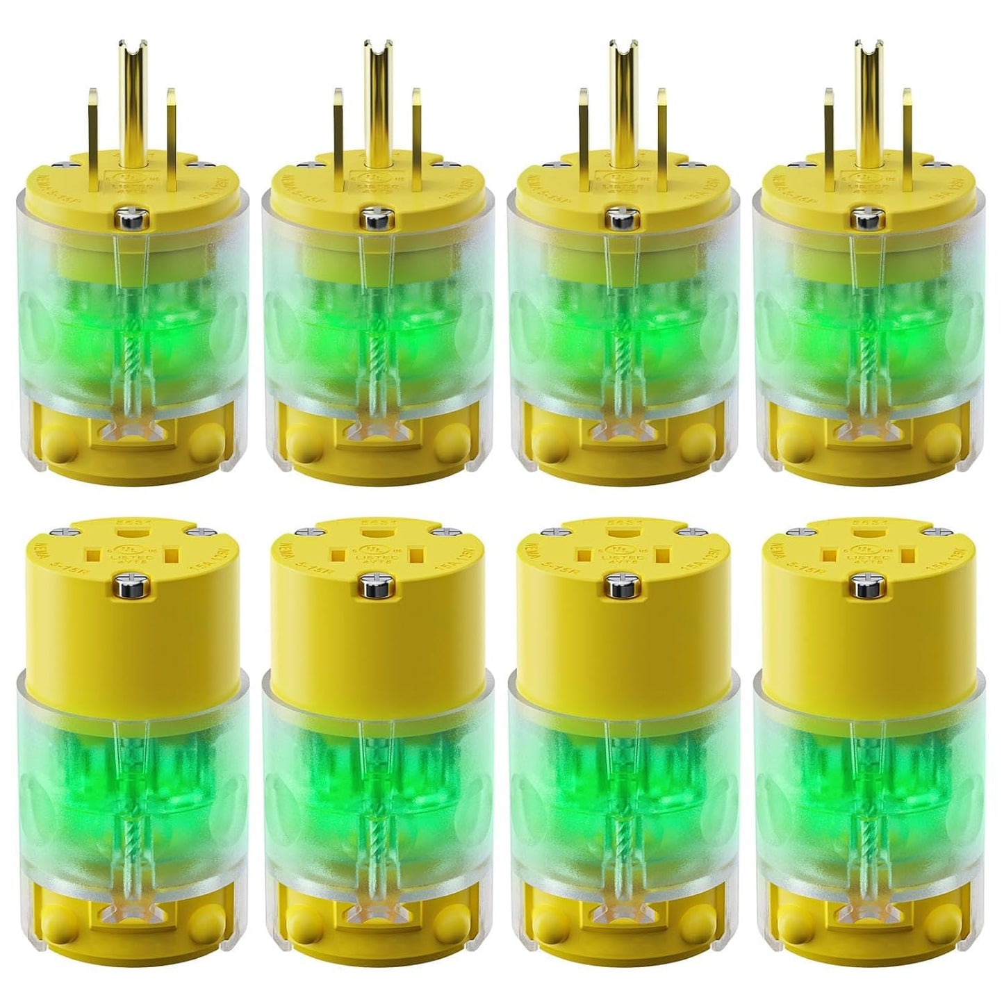 Lighted Extension Cord Replacement Ends for Safe Power Use