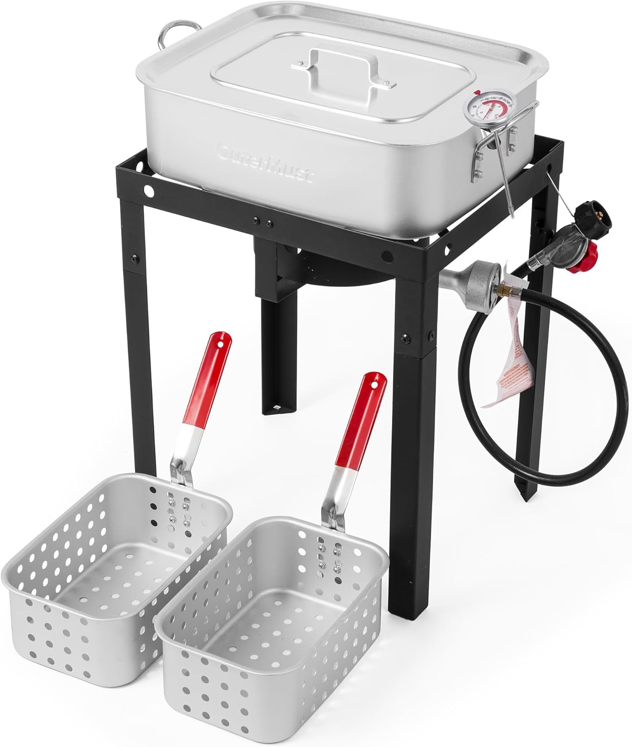 58,000 BTU Outdoor Fish Fryer by OuterMust for Perfect Frying