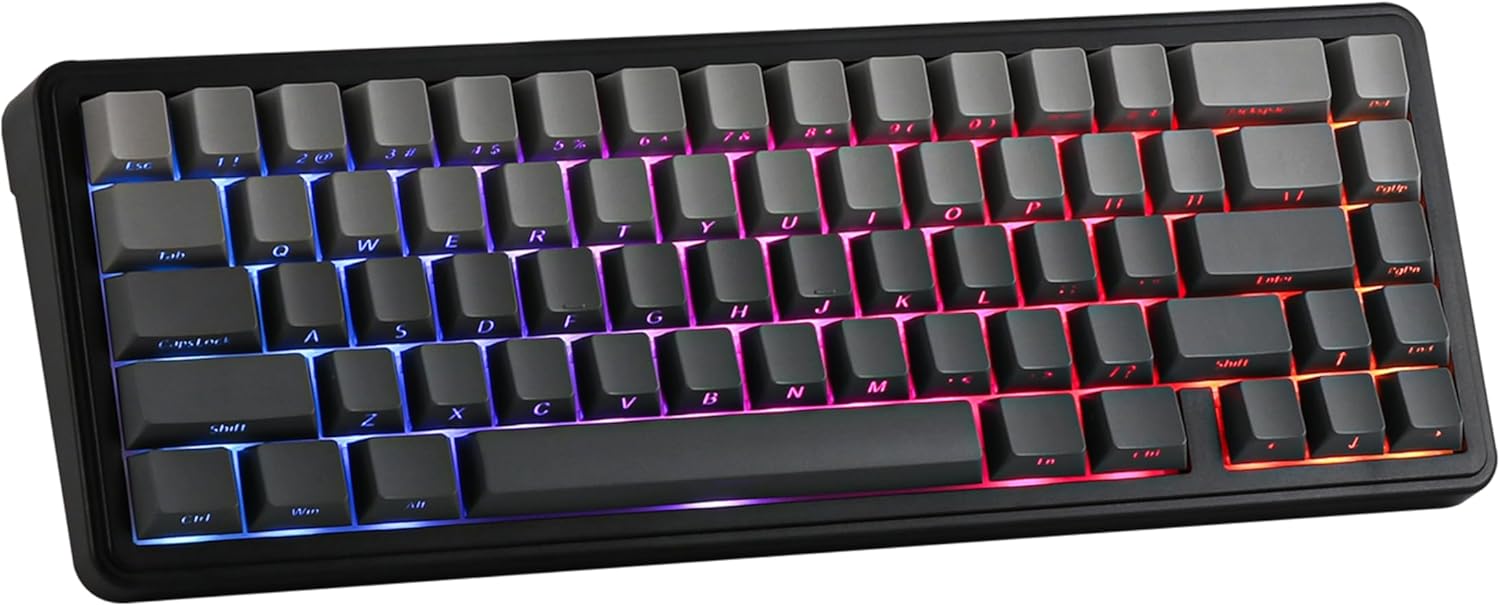 EPOMAKER F65 Wireless Mechanical Keyboard: Hot-Swappable, RGB Backlit