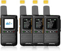 Global Walkie Talkies Unlimited Range 4G LTE PoC Radio - 4 Pack
