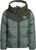 Girls Puffer Jacket Heavyweight Poly Taffeta Insulated Winter Coat