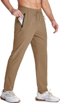 Men's Lightweight Hiking Pants Quick Dry Running Pants - Zipper