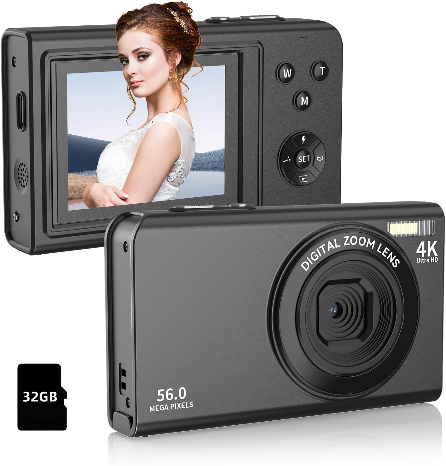 Compact 56MP Camera Bundle: Easy Travel Photography Solu!