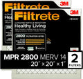 Filtrete 20x20x1 Air Filter MPR 2800 MERV 14 - Cleaner Indoor Air