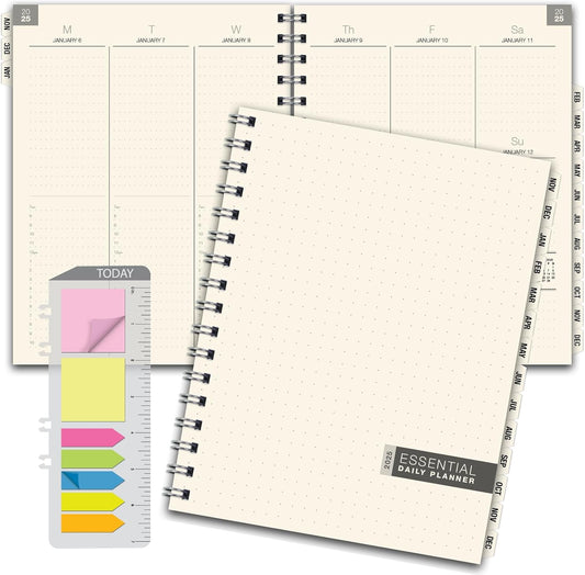 2025 Planner with Tabs: Professional & Simple Design for Easy Planning