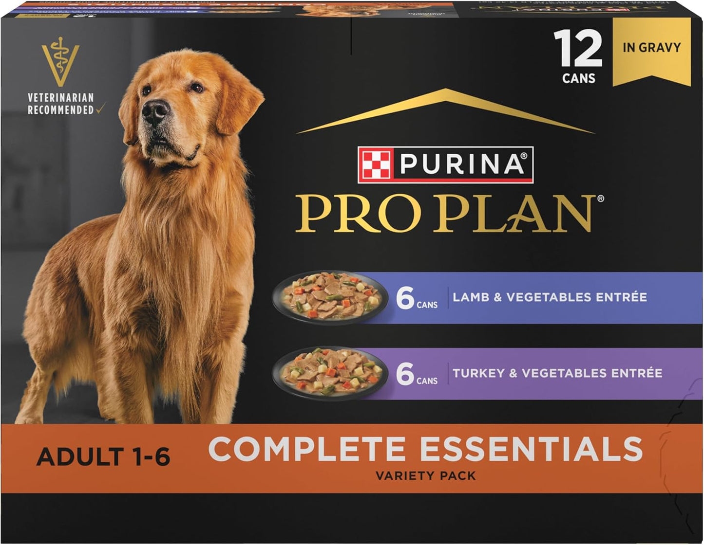 Purina Pro Plan Complete Essentials Wet Dog Food Variety Pack
