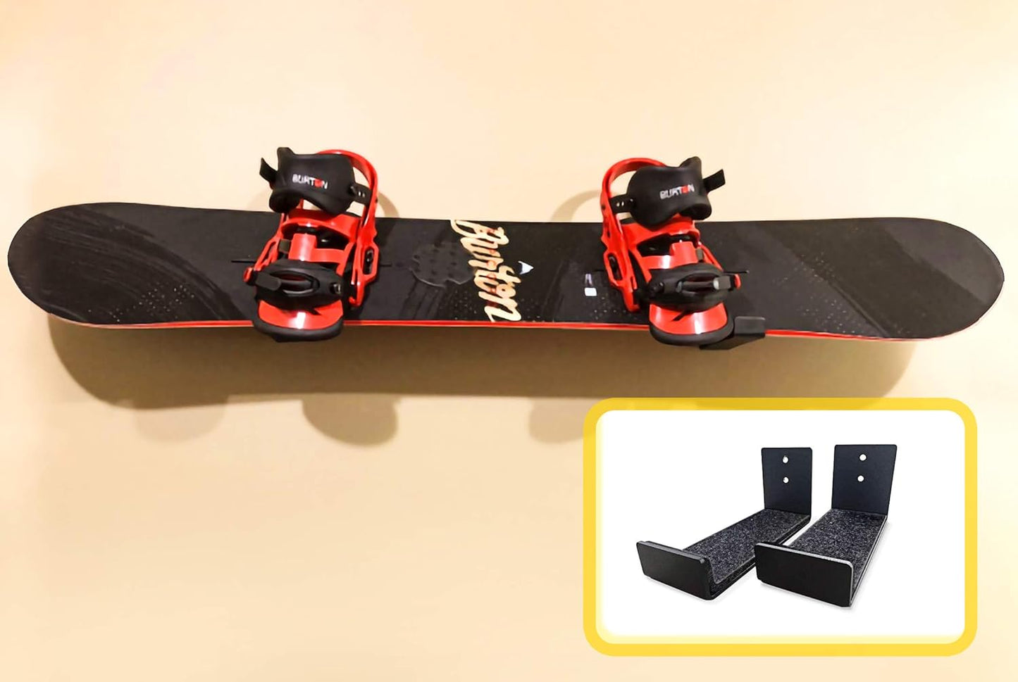 Organize in Style: Aluminum Snowboard Wall Rack