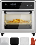 Air Fryer Toaster Oven Combo 10-in-1, Compact 12.6QT - Fast Even