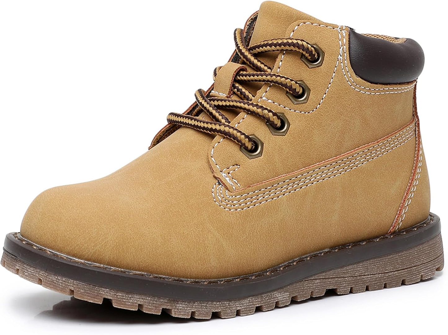 Felabo Toddler & Little Kid Work Boots with Side Zipper Feature