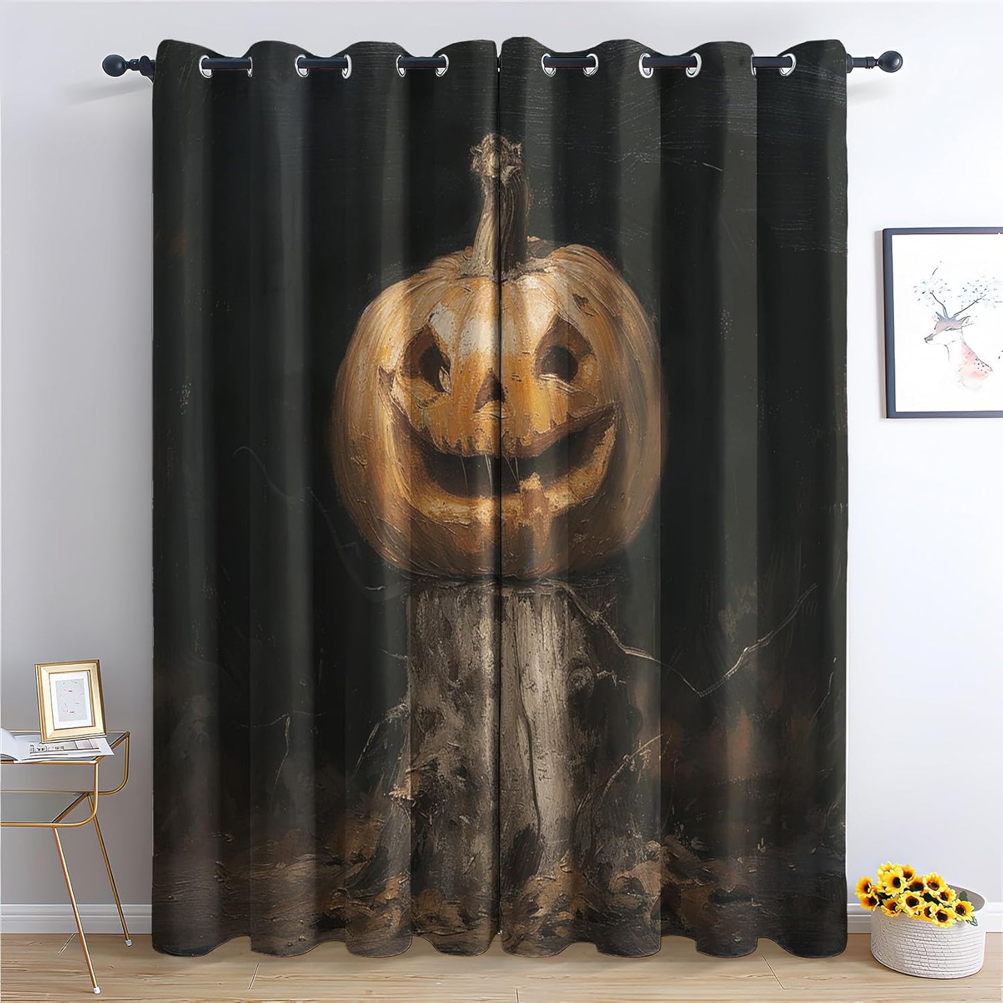 Spooky Chic 108 Blackout Curtains - Set of 2