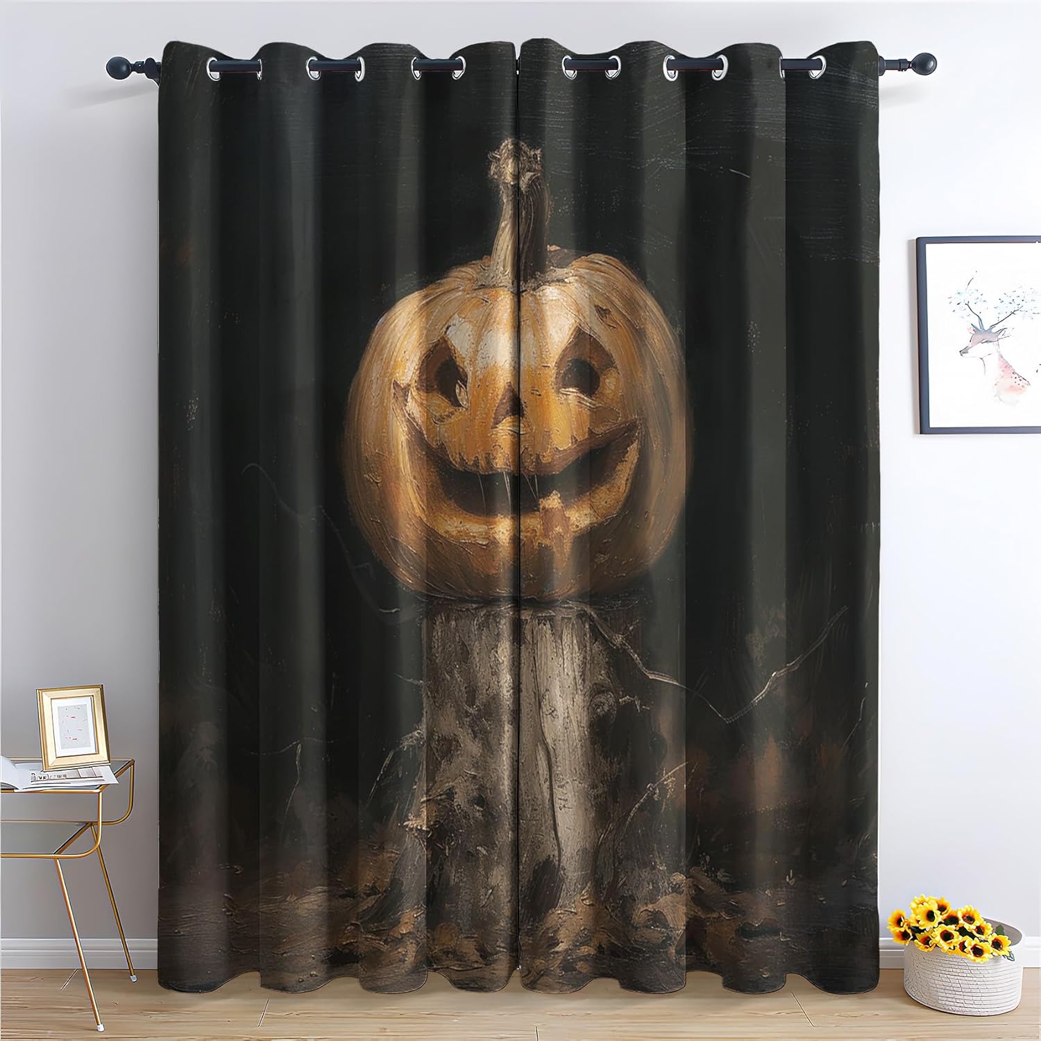 Spooky Chic 108 Blackout Curtains - Set of 2