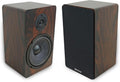 RockShelf 58D 360w Dark Wood Bookshelf Speakers - Powerful Home Audio