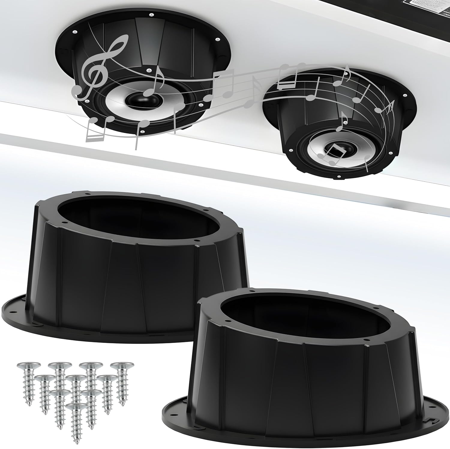DUBBS HARDWARE 6.5 Speaker Pods for UTVs, RVs, and Boats