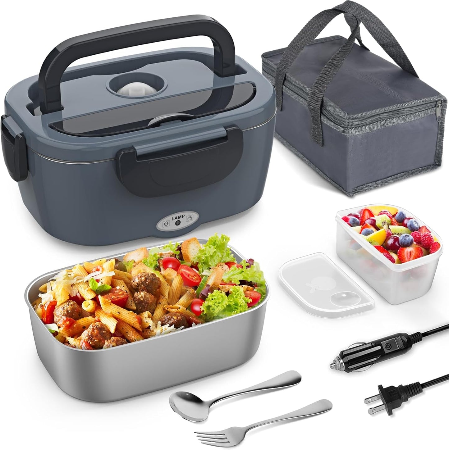 Vingud Electric Lunch Box: Hot Meals Anywhere!