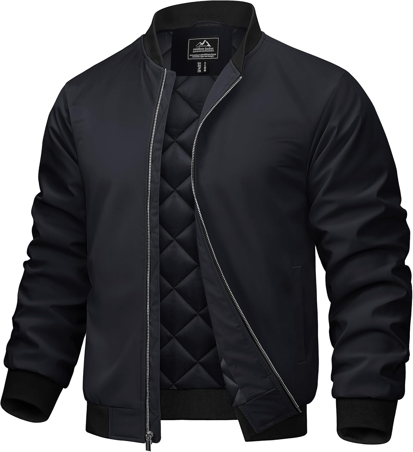 TACVASEN Mens Bomber Jackets for Casual Fall Winter Wear