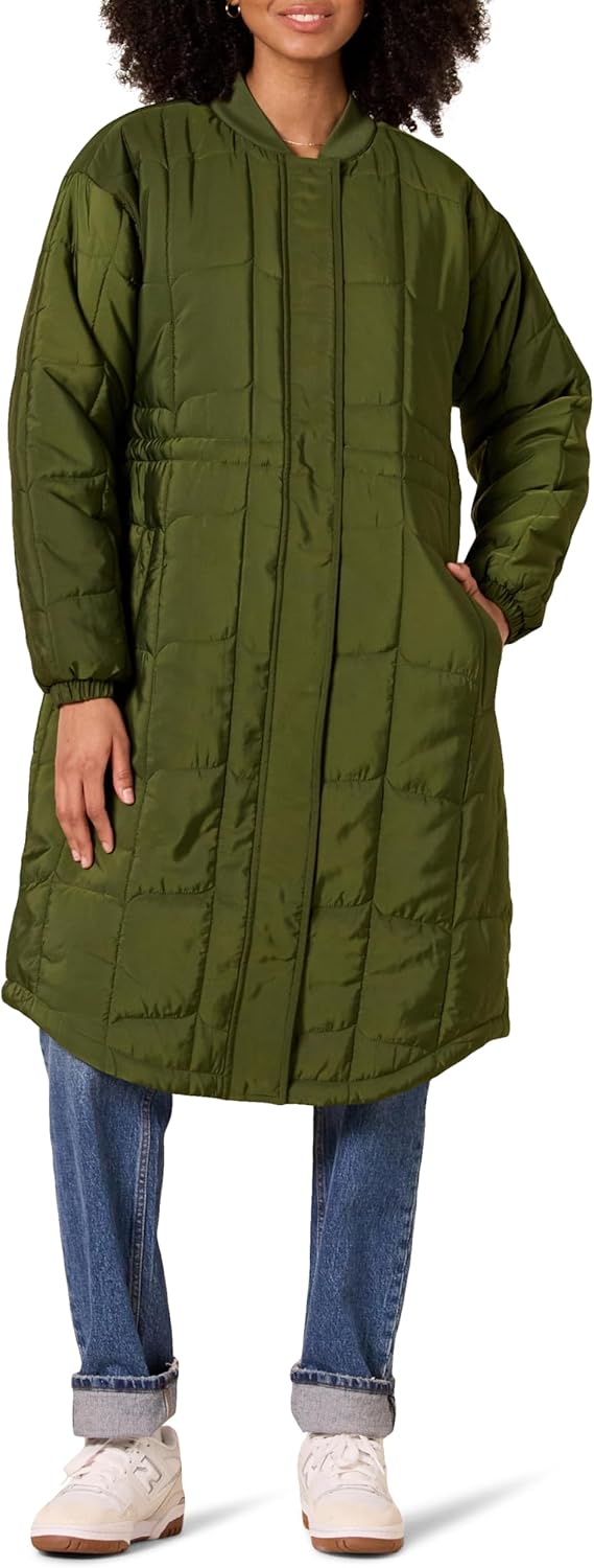 Oversized Quilted Coat for Women - Stylish and Warm Outerwear