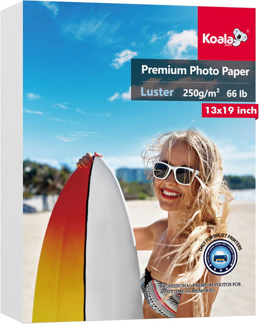 Koala Premium Photo Paper 13x19 In Luster for Stunning Prints