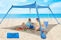 Beach Canopy Beach Tent UPF50+ 11x11 ft - Windproof Family Shade