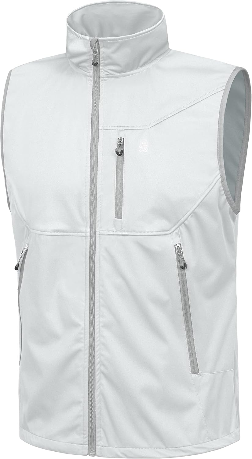 Little Donkey Andy Men's Lightweight Softshell Vest for Travel