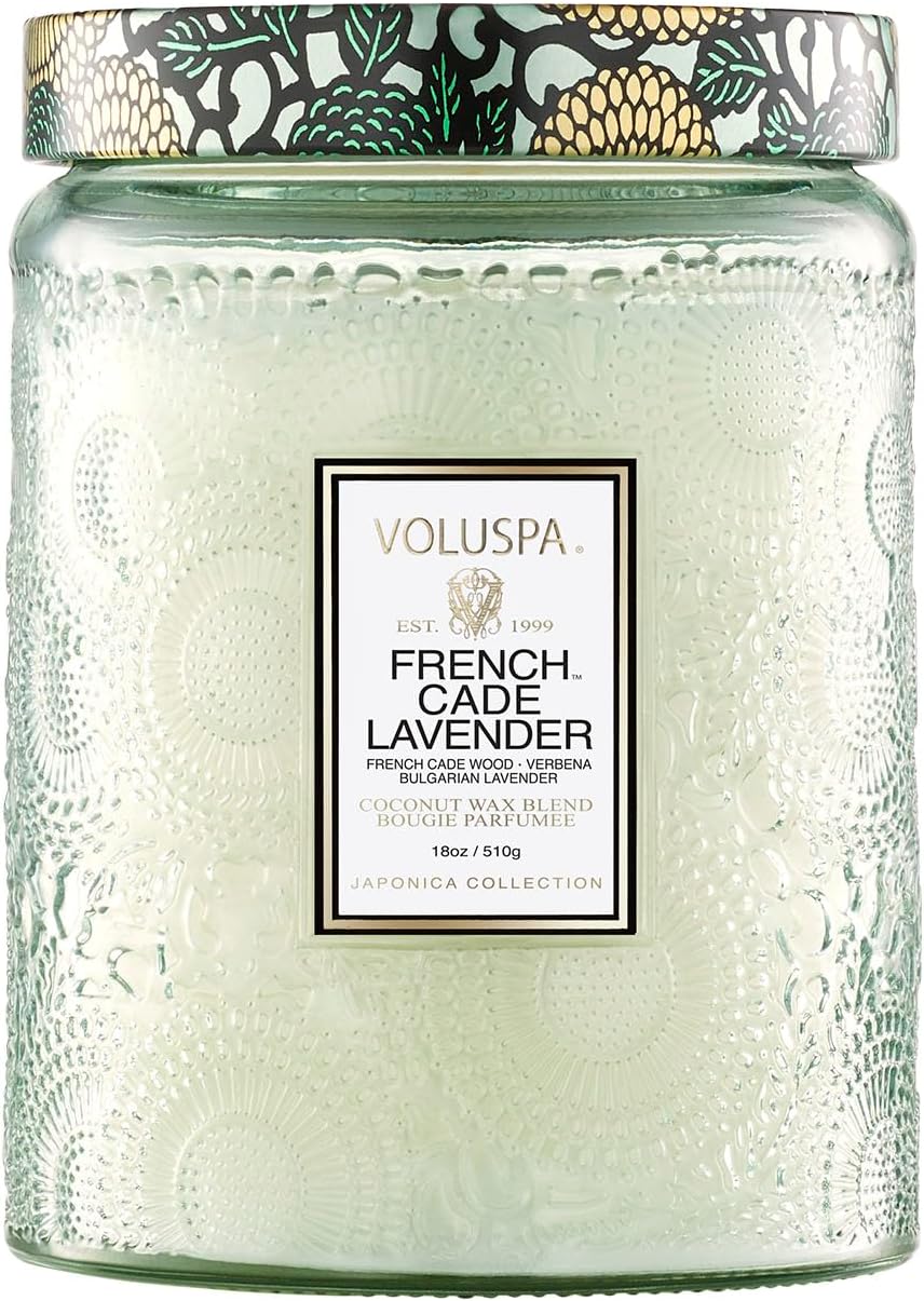 Voluspa French Cade Lavender Candle for Home Relaxation