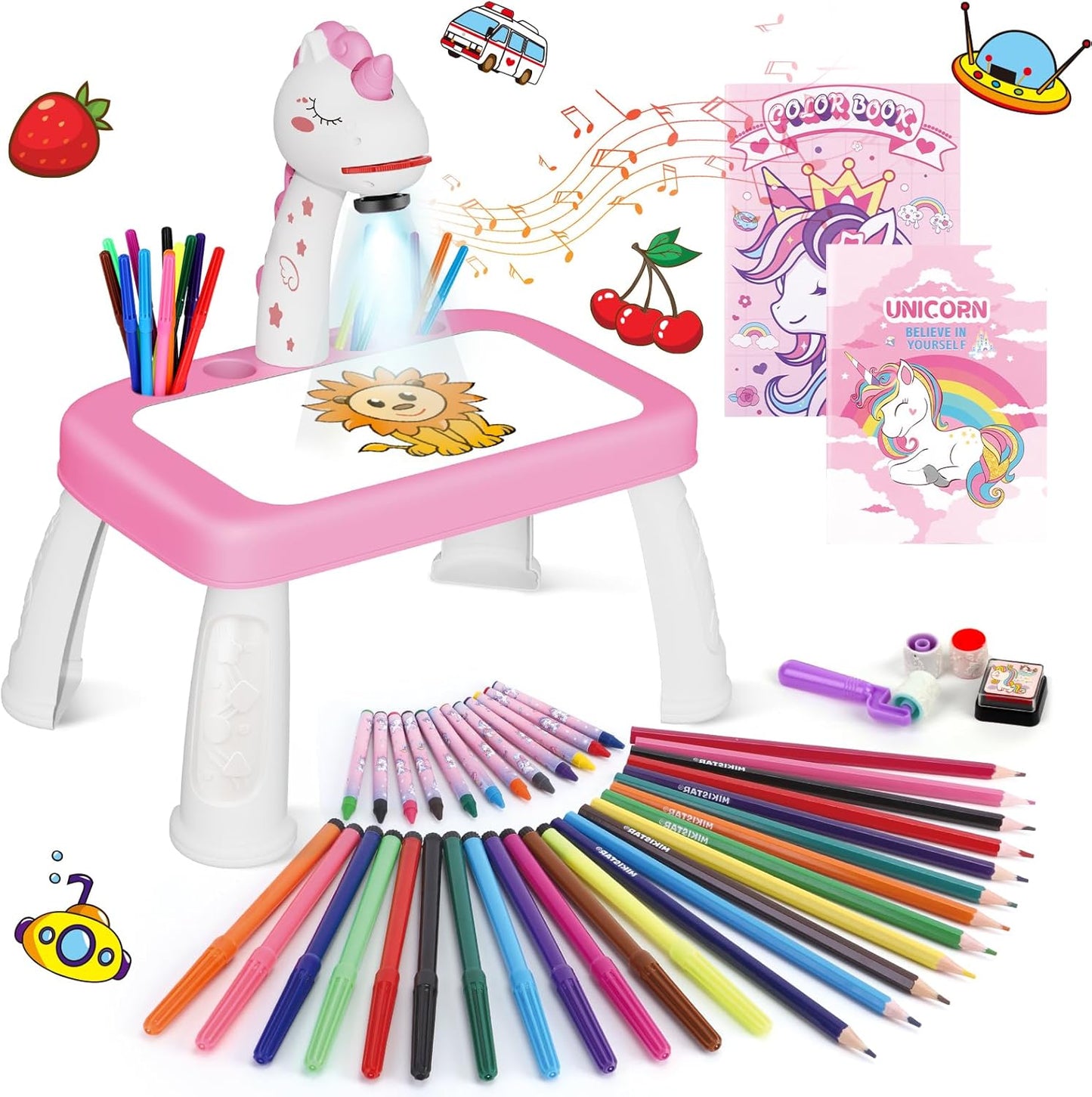 Magical Unicorn Drawing Set for Kids