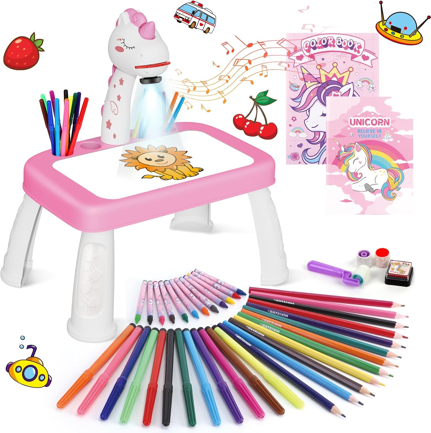 Magical Unicorn Drawing Set for Kids