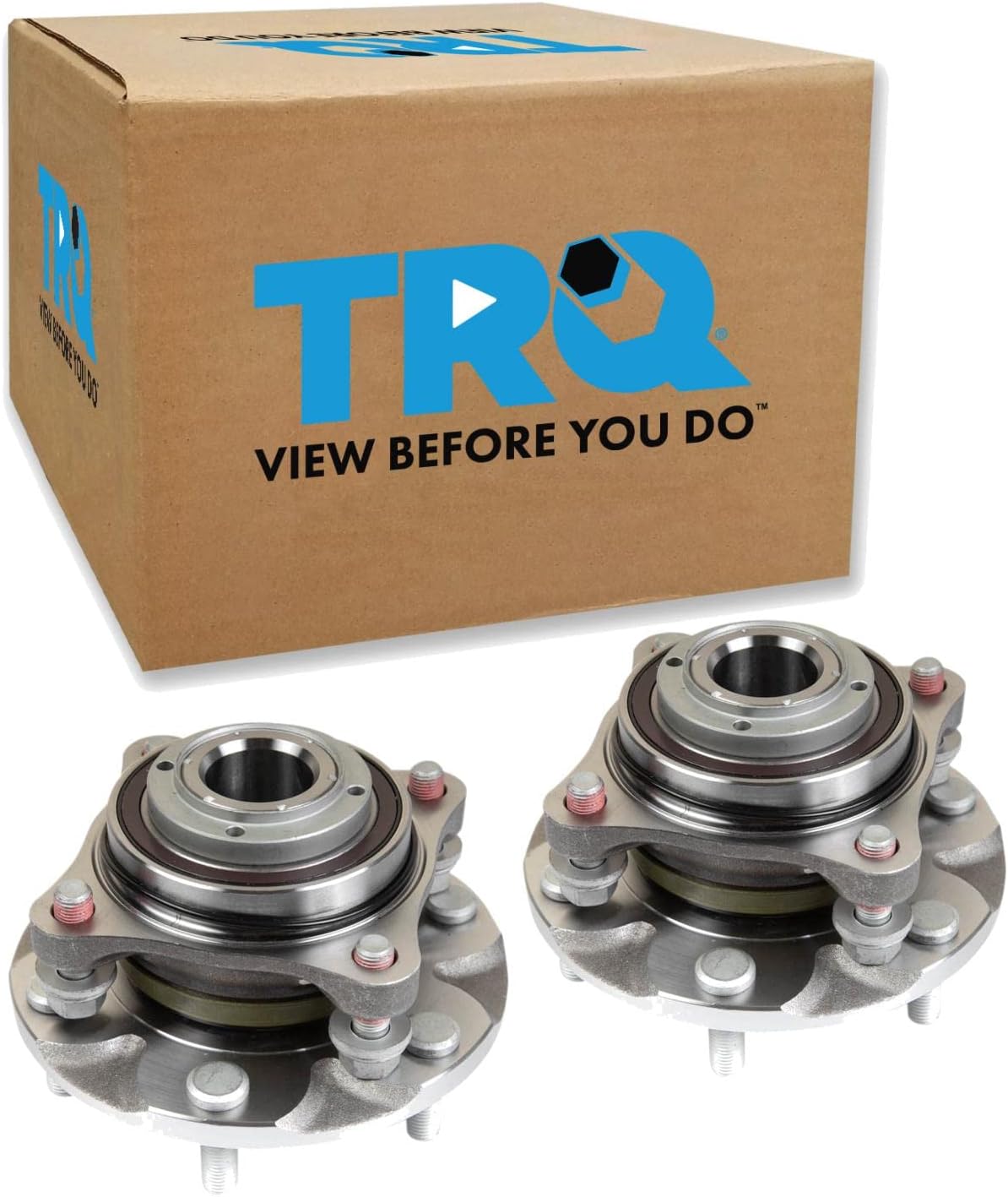TRQ 2 Piece Front Wheel Bearing & Hub Assembly Set for 4Runner