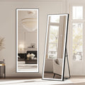 64x22 Full Length Mirror with Dimmable 3-Color LED Lighting - Clear