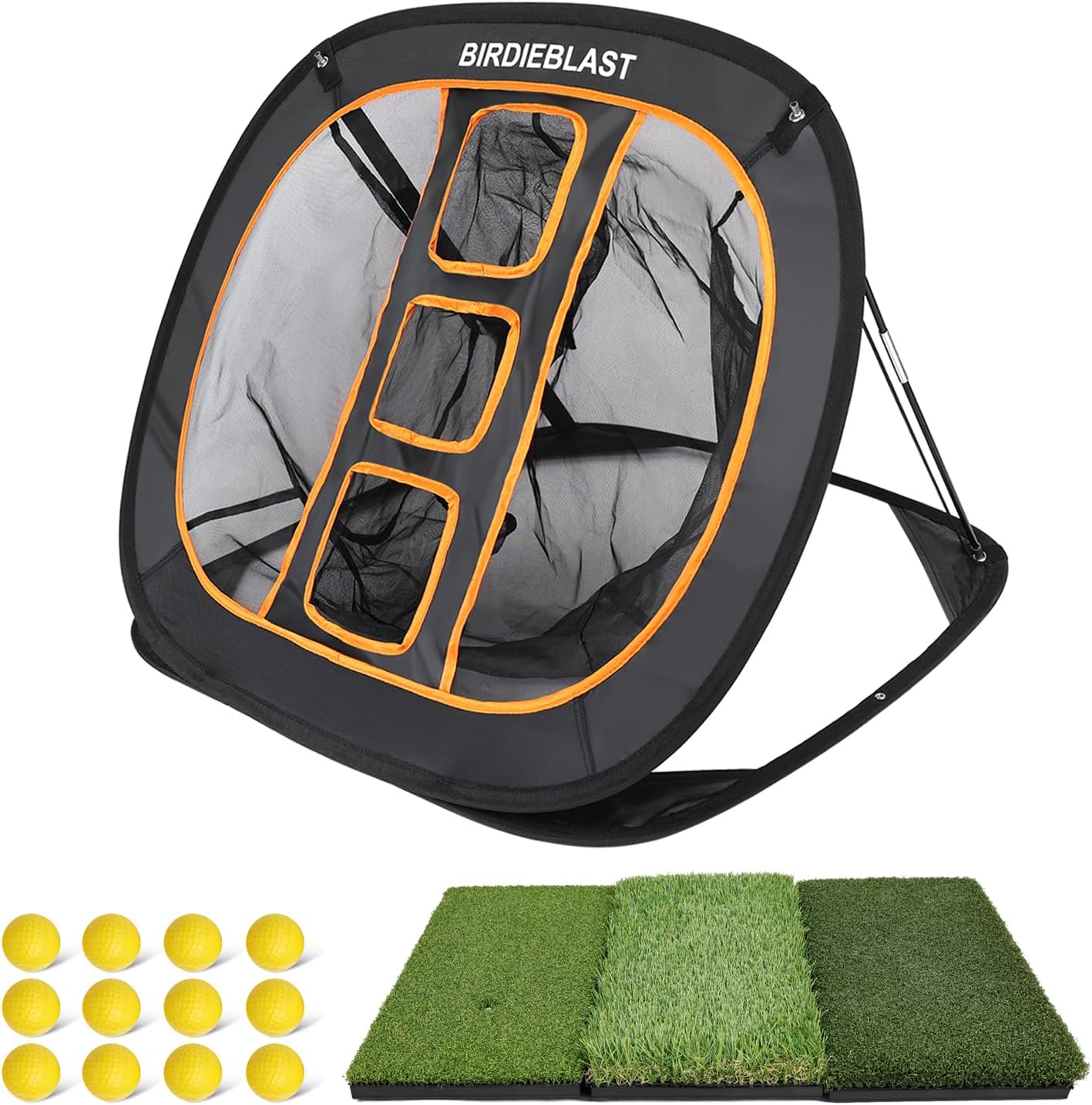 Golf Chipping Net & Mat Set - Improve Accuracy!