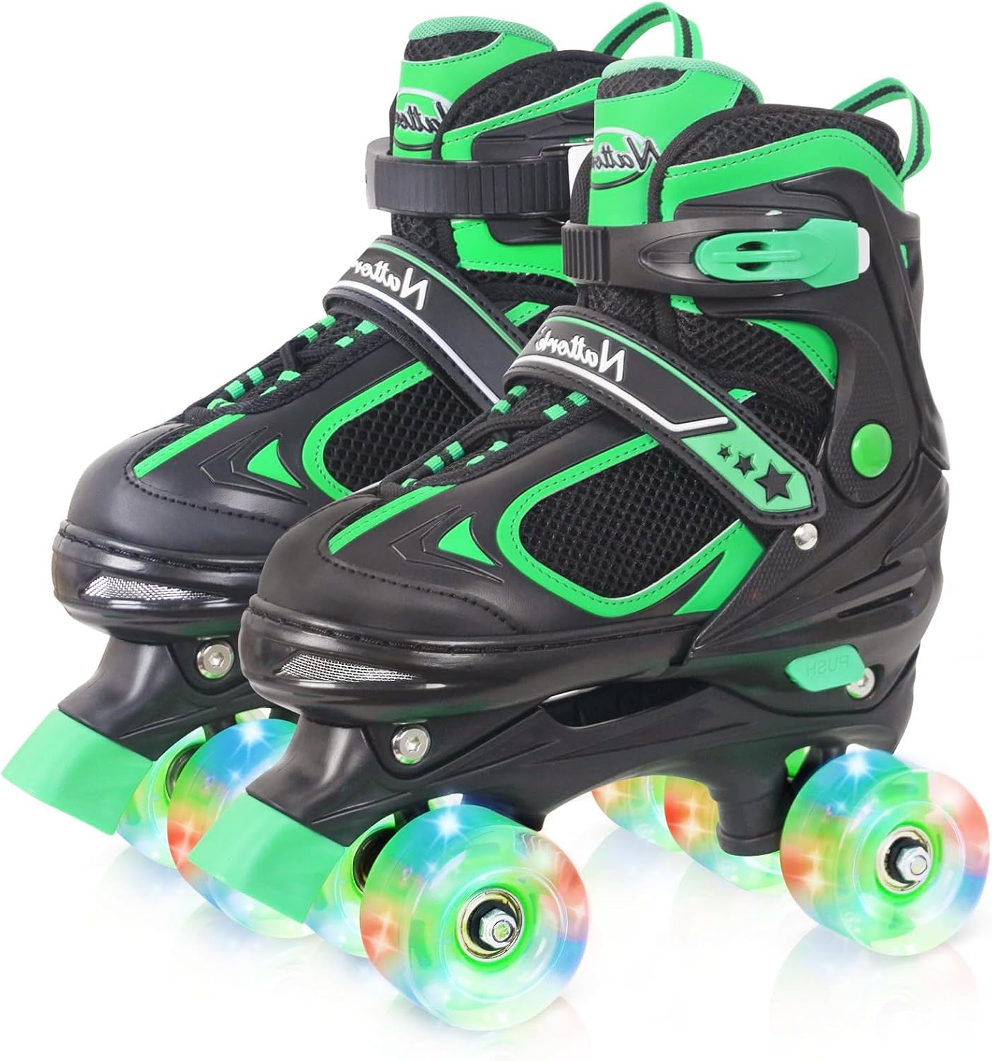 Nattork Kids Roller Skates with Light Up Wheels for Fun
