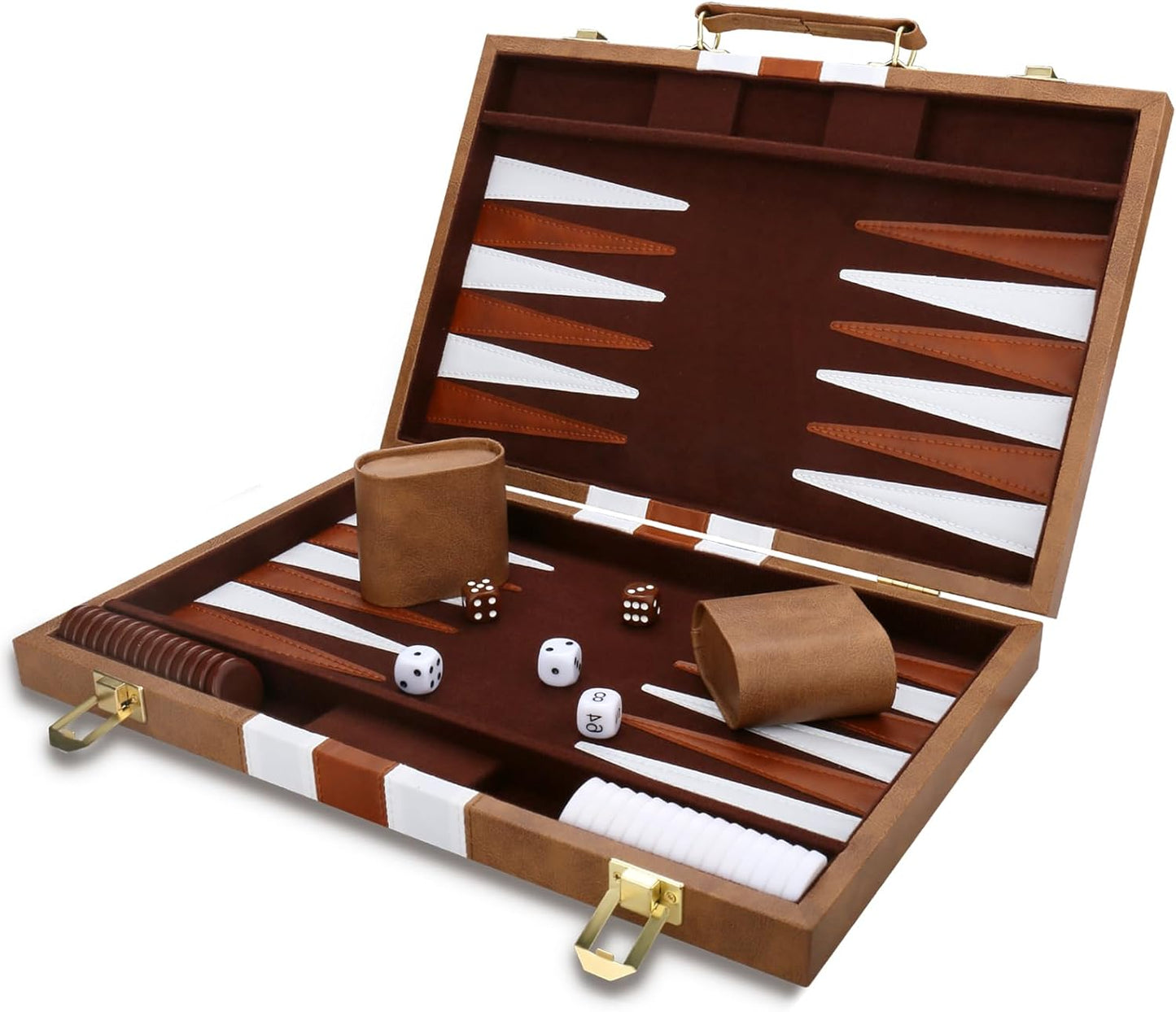Backgammon Set - Classic Portable Strategy Game for All Ages